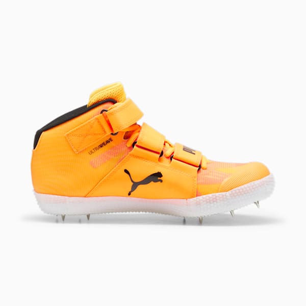 evoSPEED Javelin 4 ULTRAWEAVE Shoes Unisex, Sun Stream-Sunset Glow-PUMA Black, extralarge