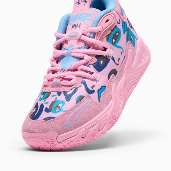 Chaussures de basketball MB.03 PUMA x LAMELO BALL x Porsche Legacy  Homme, Pink Lilac-Team Light Blue, extralarge