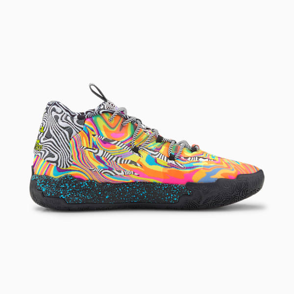 MELO x DEXTER'S LAB MB.03 Men's Basketball Shoes, Poison Pink-Fluro Orange Pes, extralarge