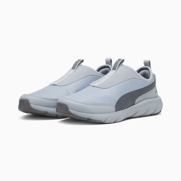 SOFTRIDE Flex Wide Slip-On Unisex Shoes, Cool Mid Gray-Cool Dark Gray, extralarge-IND