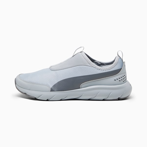 SOFTRIDE Flex Wide Slip-On Unisex Shoes, Cool Mid Gray-Cool Dark Gray, extralarge-IND