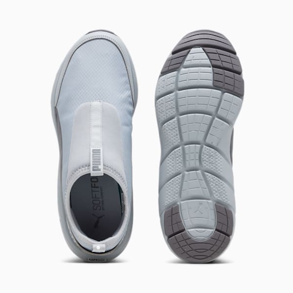 SOFTRIDE Flex Wide Slip-On Unisex Shoes, Cool Mid Gray-Cool Dark Gray, extralarge-IND