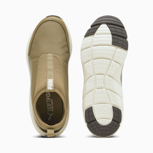 メンズ ソフトライド フレックス スリップ オン スーパーワイド ランニングシューズ, PUMA Olive-Sedate Gray, extralarge-JPN