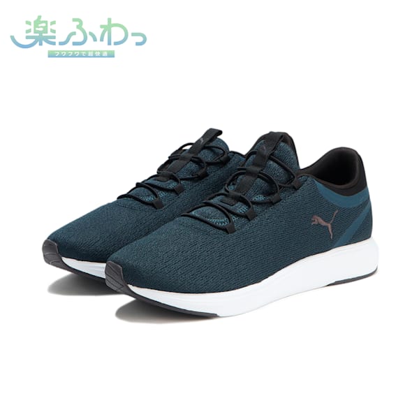 ユニセックス ソフトライド クルーズ 2 スリップ オン コード ランニングシューズ, Dark Night-Dark Coal-PUMA Black, extralarge-JPN