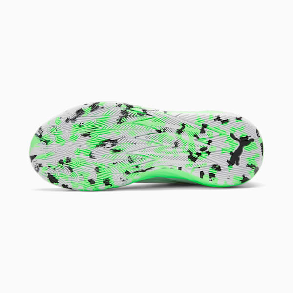 PUMA x LAMELO BALL MB.02 Lo LaMel-O Men's Basketball Shoes, Elektro Green-PUMA White, extralarge