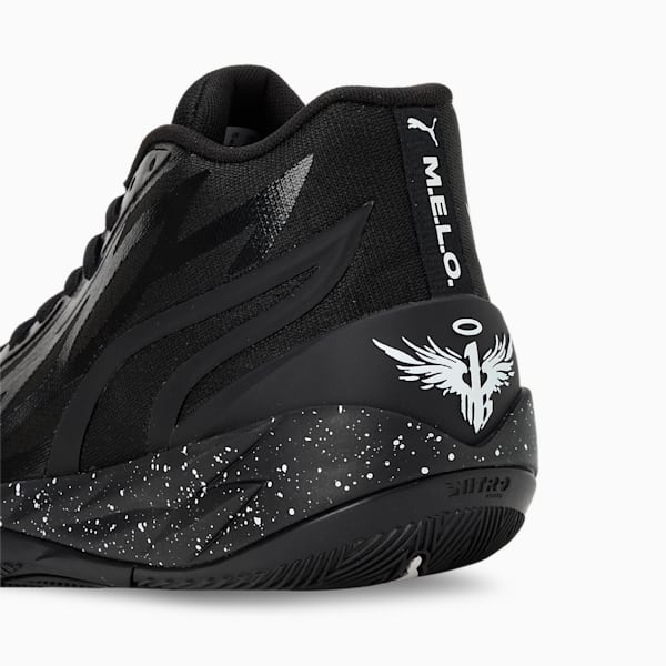 MB.02 Unisex Basketball Shoes, PUMA Black-PUMA White, extralarge-IND