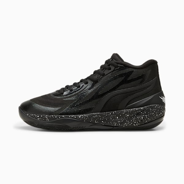 MB.02 Unisex Basketball Shoes, PUMA Black-PUMA White, extralarge-AUS