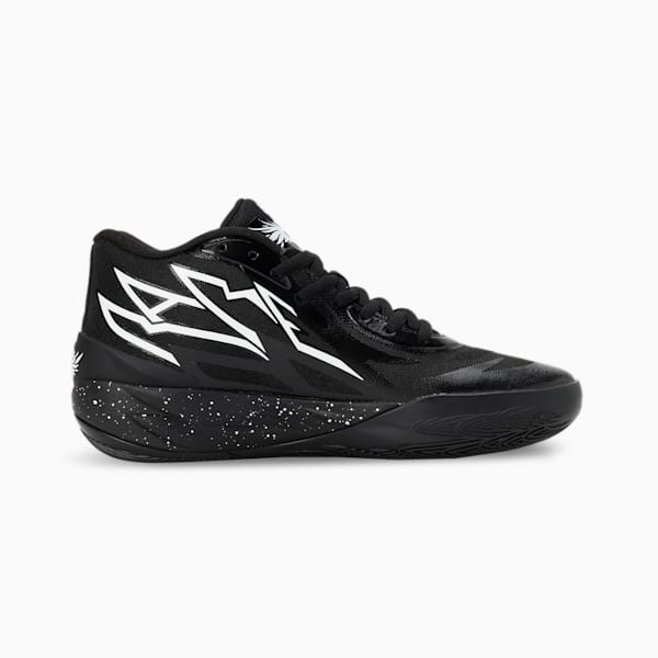 MB.02 Unisex Basketball Shoes, PUMA Black-PUMA White, extralarge-IND
