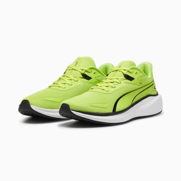 Skyrocket Lite Unisex Running Shoes, Lime Pow-PUMA White, extralarge-IND