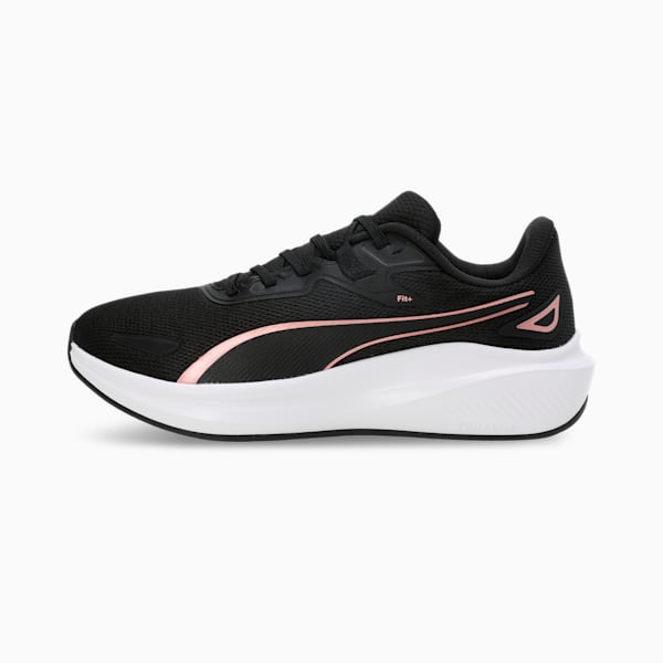 Skyrocket Lite Running Shoes, PUMA Black-PUMA White-Rose Gold, extralarge-IND