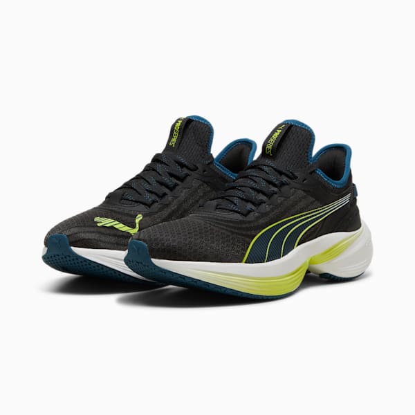 Tenis de running Conduct Pro, PUMA Black-Ocean Tropic-Feather Gray, extralarge