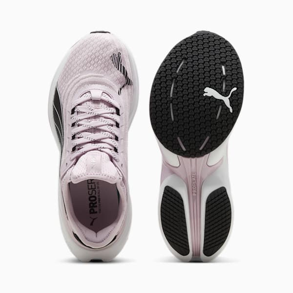 Conduct Pro Unisex Running Shoes, Grape Mist-PUMA White-PUMA Black, extralarge-IND