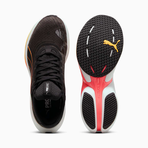 Conduct Pro Running Shoes, PUMA Black-Sun Stream-Sunset Glow, extralarge-IND