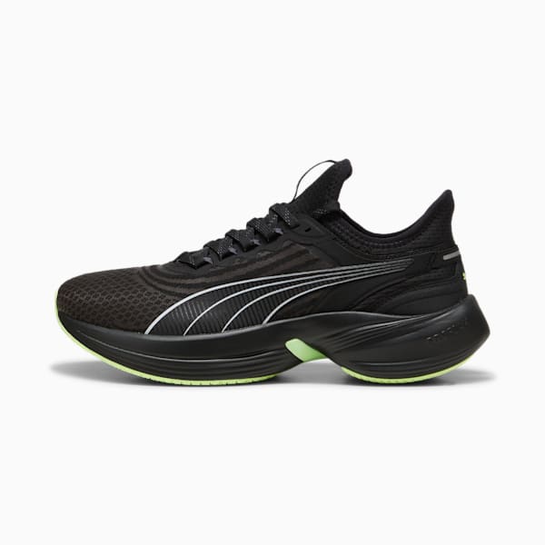 Conduct Pro Running Shoes, PUMA Black-Fizzy Apple-PUMA Silver, extralarge-IND