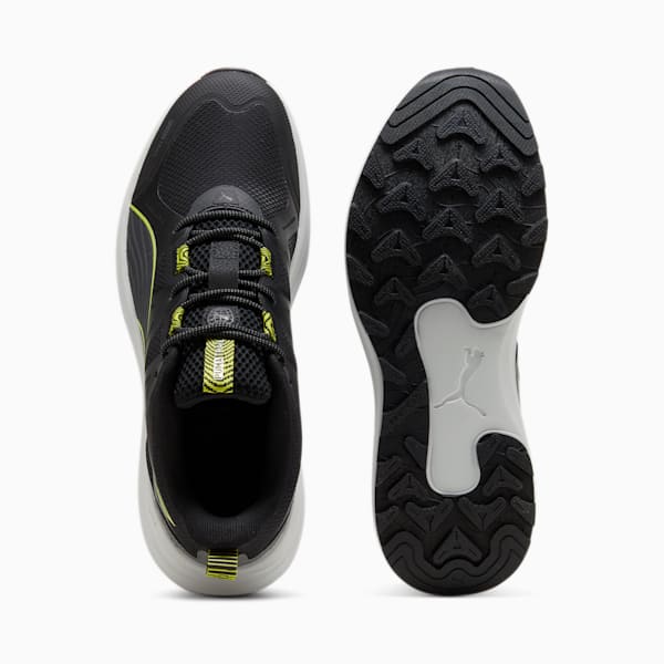 Chaussures de randonnée Reflect Lite trail, PUMA Black-Cool Dark Gray-Lime Pow, extralarge