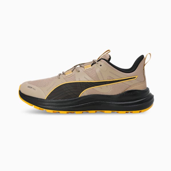Reflect Lite Trail Running Shoes, Prairie Tan-Yellow Sizzle-PUMA Black, extralarge-IND
