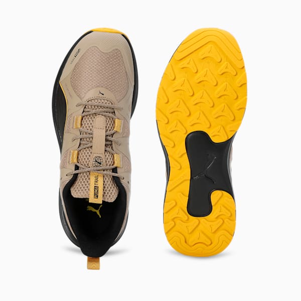 Reflect Lite Trail Running Shoes, Prairie Tan-Yellow Sizzle-PUMA Black, extralarge-IND