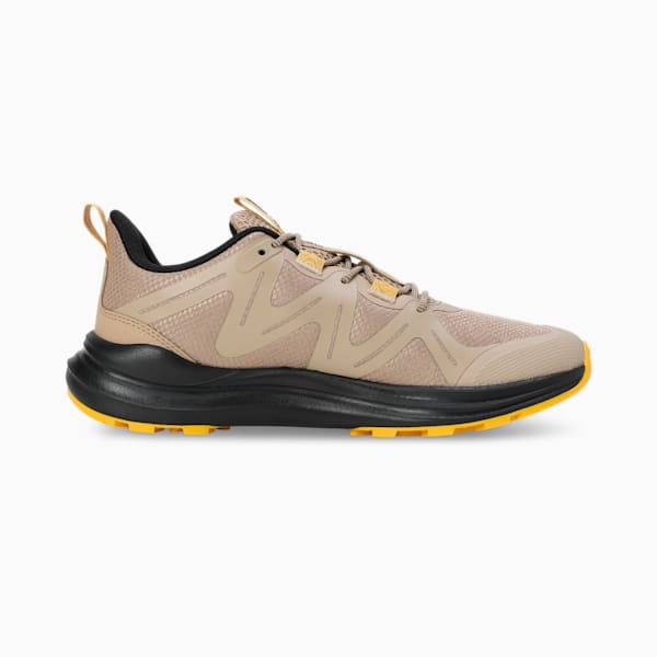 Reflect Lite Trail Running Shoes, Prairie Tan-Yellow Sizzle-PUMA Black, extralarge-IND