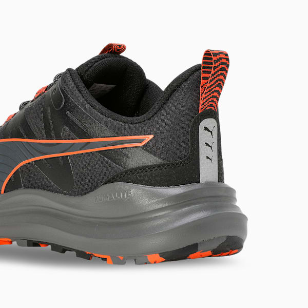 Reflect Lite Trail Running Shoes, PUMA Black-Flame Flicker, extralarge-IND