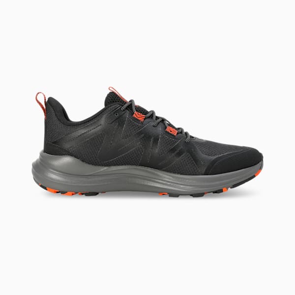 Reflect Lite Trail Running Shoes, PUMA Black-Flame Flicker, extralarge-IND