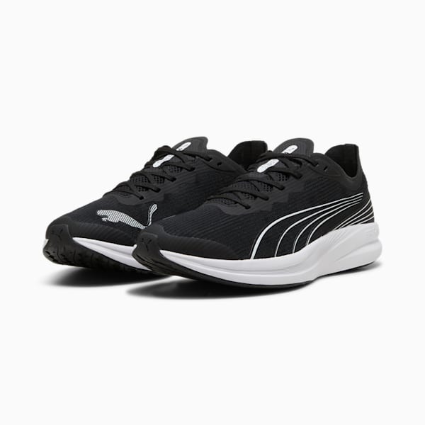 ユニセックス リディーム プロ レーサー ランニングシューズ, PUMA Black-PUMA White, extralarge-JPN