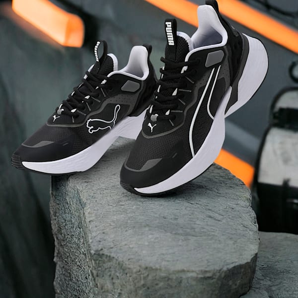 Softride Sway Running Shoes, PUMA Black-Cool Dark Gray, extralarge-IND