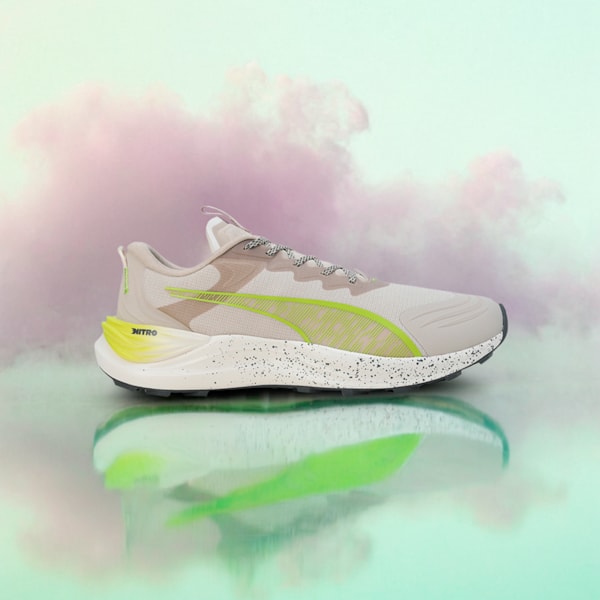 Electrify NITRO™ 3 Men's Trail Running Shoes, Putty-Sugared Almond-Lime Pow, extralarge-IND
