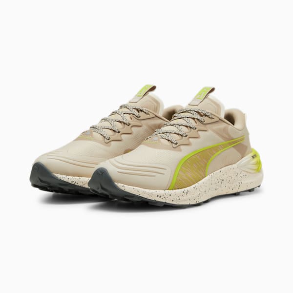 Electrify NITRO™ 3 Men's Trail Running Shoes, Putty-Sugared Almond-Lime Pow, extralarge-IND