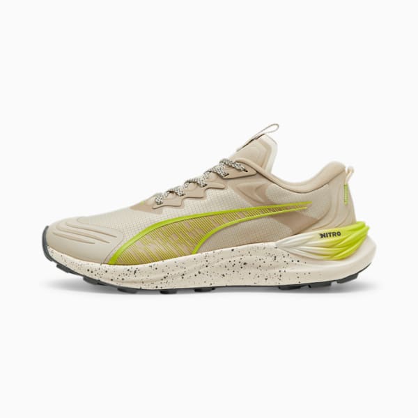 Electrify NITRO™ 3 Men's Trail Running Shoes, Putty-Sugared Almond-Lime Pow, extralarge-IND