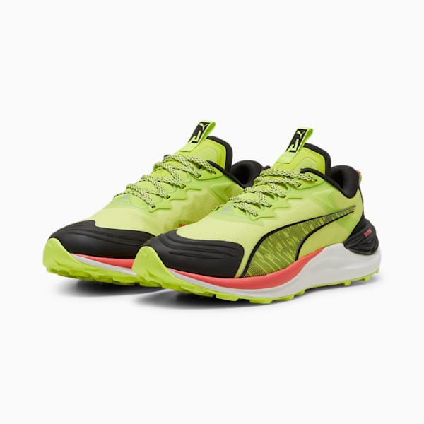 Tenis de trail running para hombre Electrify NITRO™, Lime Pow-PUMA Black-Active Red, extralarge