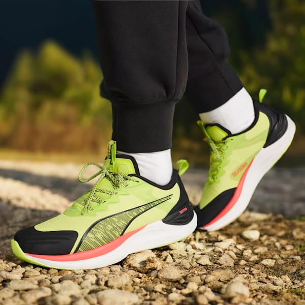 Black and lime green puma shoes shop