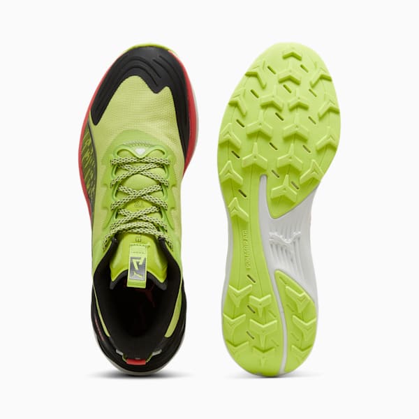 Tenis de trail running para hombre Electrify NITRO™, Lime Pow-PUMA Black-Active Red, extralarge