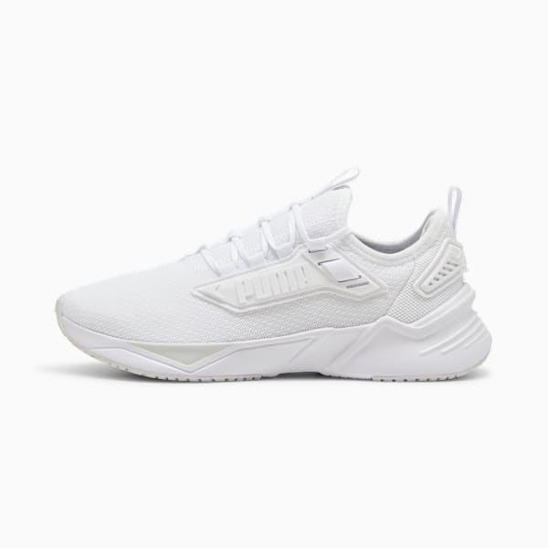 Retaliate 3 Running Shoes Unisex, PUMA White-Feather Gray-PUMA Black, extralarge-GBR
