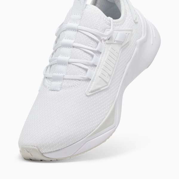 Retaliate 3 Running Shoes Unisex, PUMA White-Feather Gray-PUMA Black, extralarge-GBR