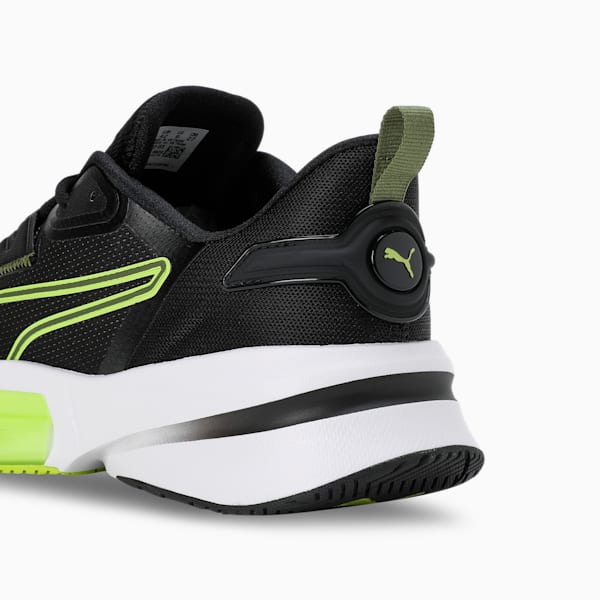 PWRFrame TR 3 Men's Training Shoes, PUMA Black-Olive Green-Lime Pow, extralarge-IND