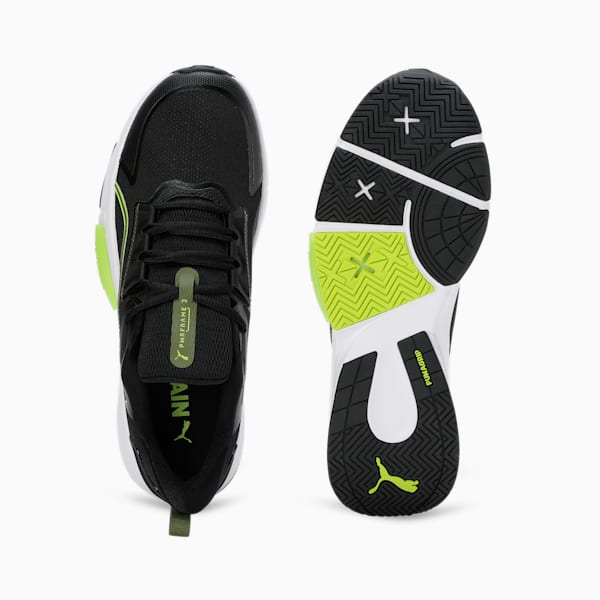 PWRFrame TR 3 Men's Training Shoes, PUMA Black-Olive Green-Lime Pow, extralarge-IND