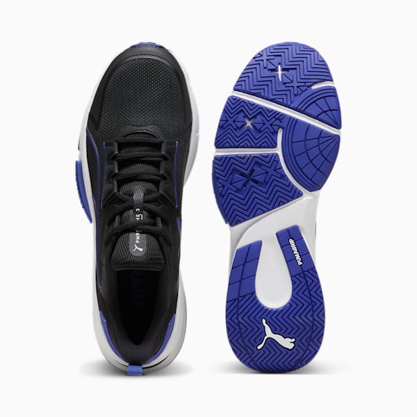 メンズ パワーフレーム トレーニング シューズ 3, PUMA Black-Lapis Lazuli-PUMA White, extralarge-JPN