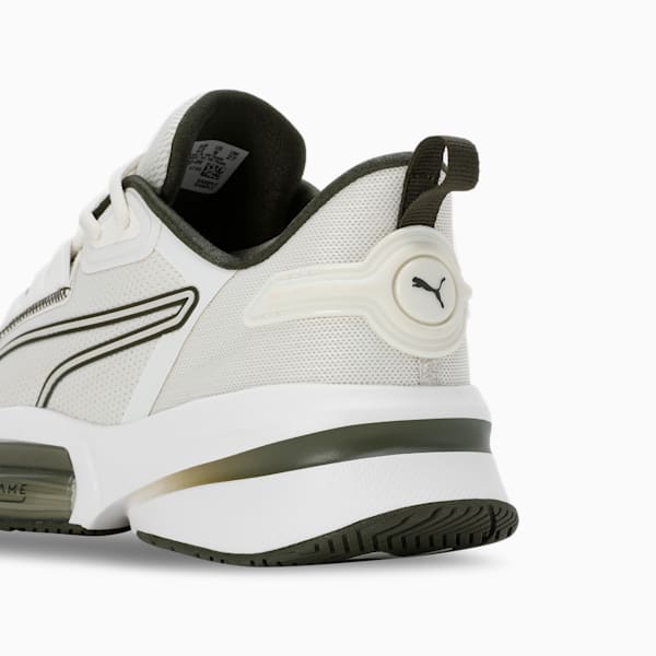 PWRFrame TR 3 Men's Training Shoes, Vapor Gray-Dark Olive-PUMA White, extralarge-IND