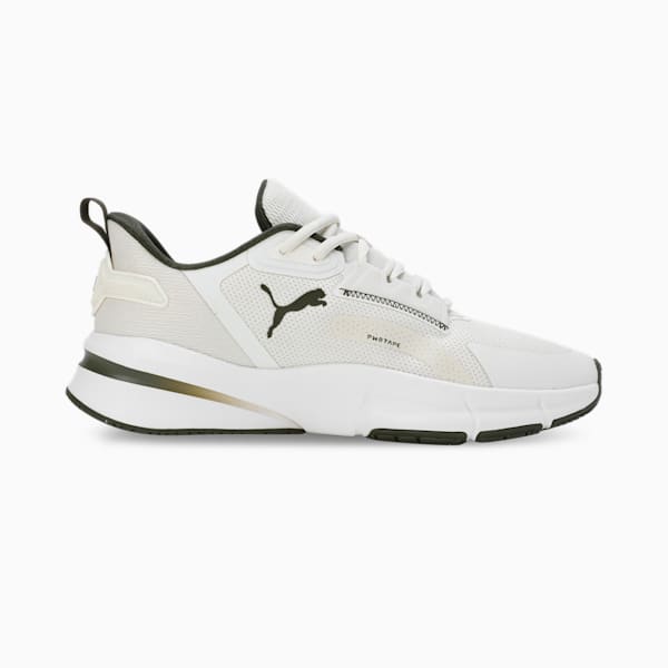 PWRFrame TR 3 Men's Training Shoes, Vapor Gray-Dark Olive-PUMA White, extralarge-IND