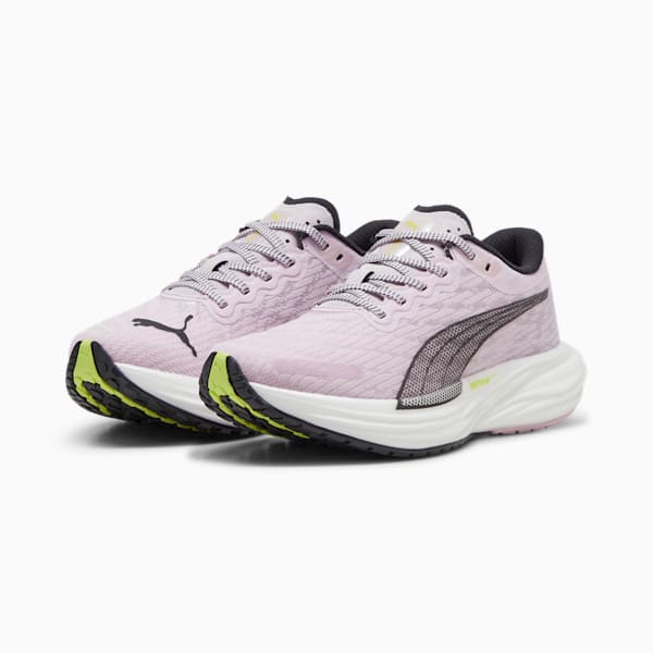 ウィメンズ ディヴィエイト ニトロ 2 ラディアント ランニングシューズ, Grape Mist-PUMA Black-PUMA White, extralarge-JPN