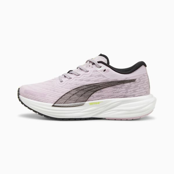 ウィメンズ ディヴィエイト ニトロ 2 ラディアント ランニングシューズ, Grape Mist-PUMA Black-PUMA White, extralarge-JPN