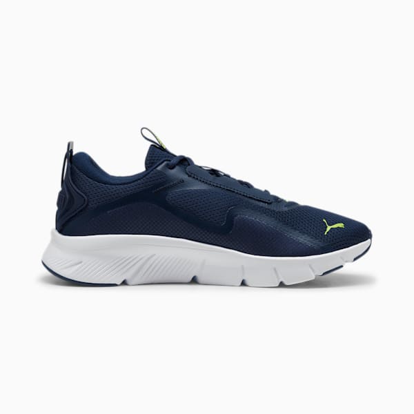 FlexFocus Lite Running Shoes, Club Navy-Lime Pow, extralarge-IND