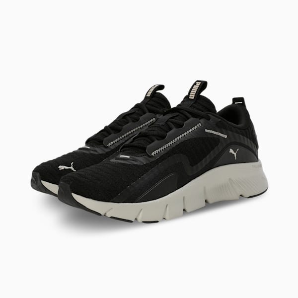 FlexFocus Lite Better KnitRunning Shoes, PUMA Black-Desert Dust, extralarge-IND