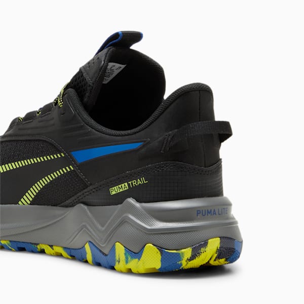 Extend Lite Unisex Trail Running Shoes, PUMA Black-Lime Pow-Cobalt Glaze, extralarge-IND
