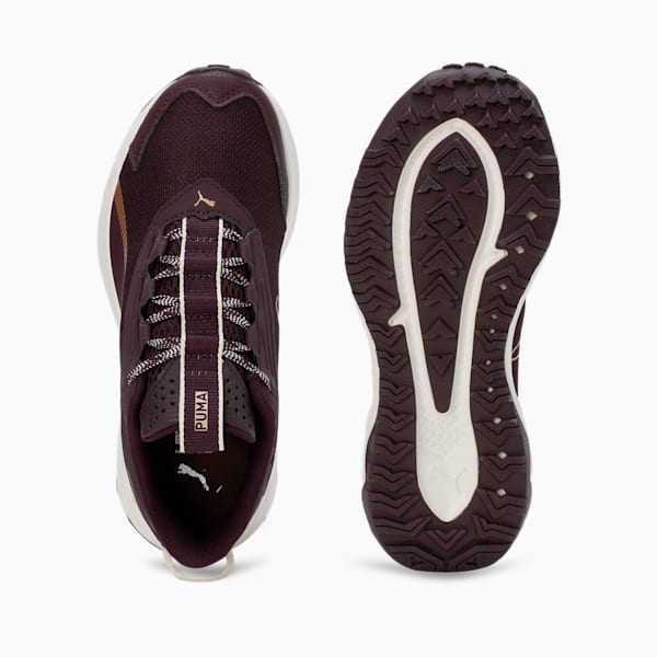 Extend Lite Trail Running Shoes, Midnight Plum-PUMA Gold, extralarge-IND
