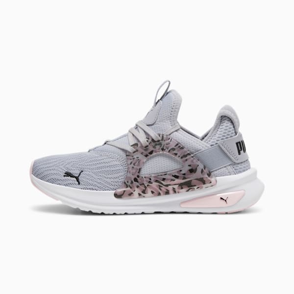 Tenis de running para mujer SOFTRIDE Enzo FelineFine, Gray Fog-PUMA White-Whisp Of Pink, extralarge