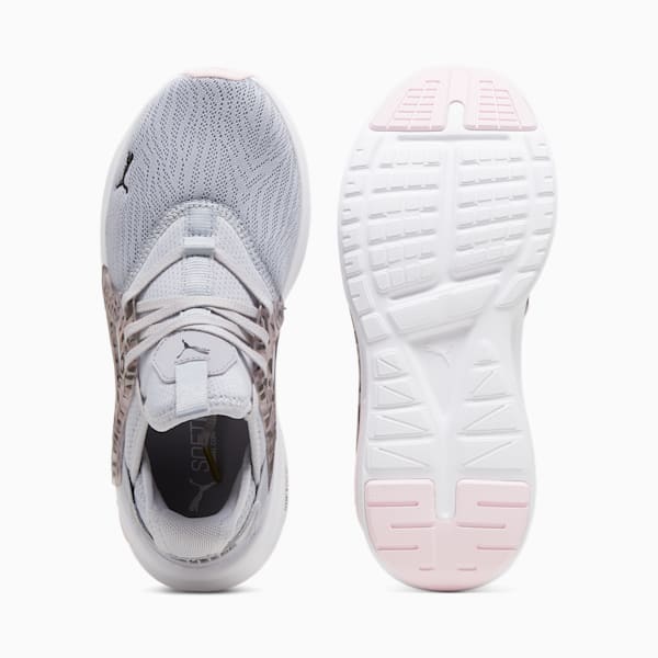 Tenis de running para mujer SOFTRIDE Enzo FelineFine, Gray Fog-PUMA White-Whisp Of Pink, extralarge