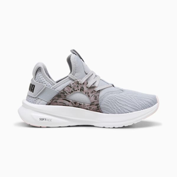 Tenis de running para mujer SOFTRIDE Enzo FelineFine, Gray Fog-PUMA White-Whisp Of Pink, extralarge