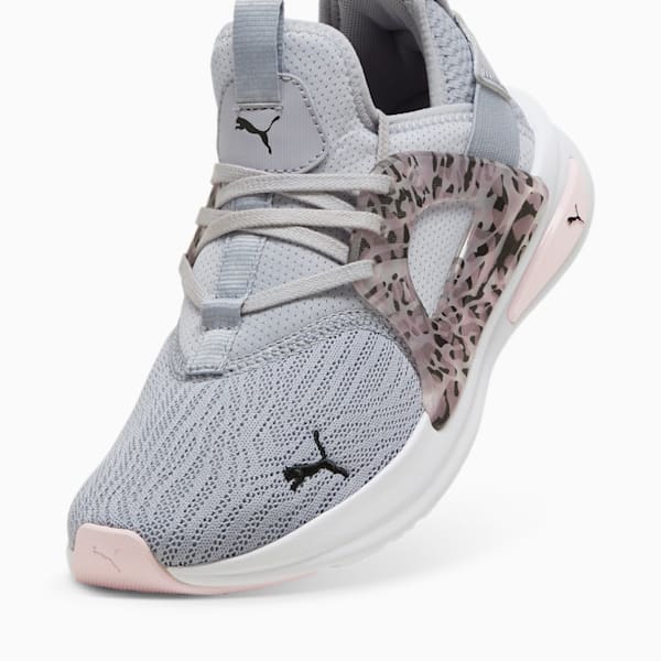 Tenis de running para mujer SOFTRIDE Enzo FelineFine, Gray Fog-PUMA White-Whisp Of Pink, extralarge