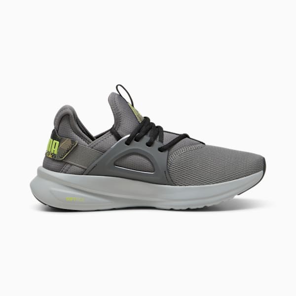 SOFTRIDE Enzo Evo RetroFutur Men's Running Shoes, Cool Dark Gray-PUMA Black-Lime Pow, extralarge